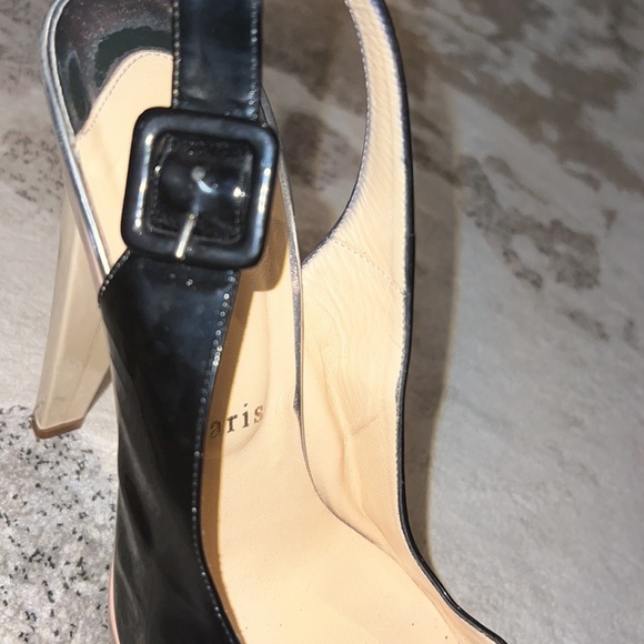Christian Louboutin Patent Leather Slingbacks - Picture 4 of 5
